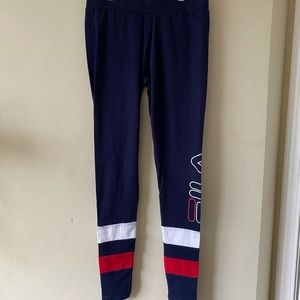 Blue FILA Leggings